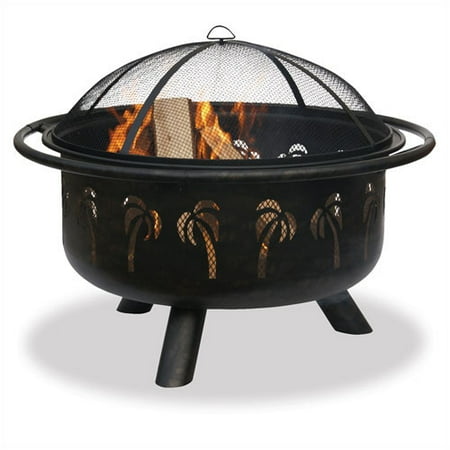 Endless Summer Wood Burning Fire Pit, Uniflame Outdoor Fire Pit