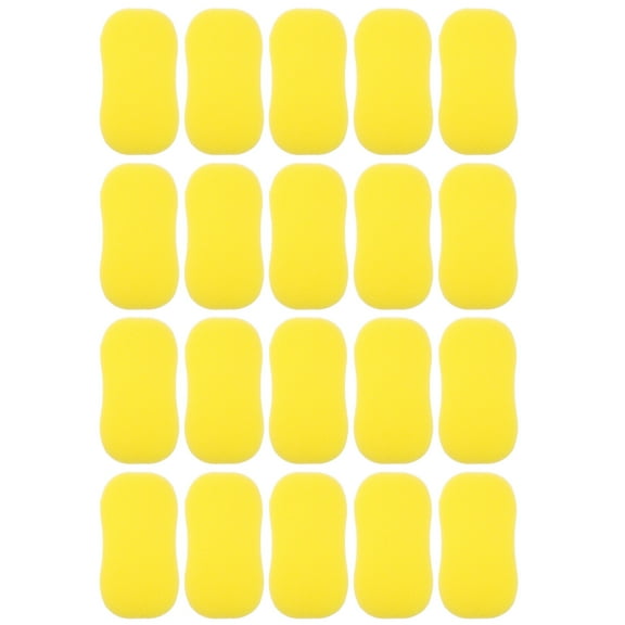 20 PCS Snap Hair Salon Sponge Light Design Brush Man