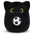 thumbnail image 1 of Peluche Gato Negro LSYDCARM 20 cm Almohada con Pelota de Fútbol, 1 of 6