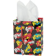 - Small Superhero Gift Bags (dz) - Party Supplies - Bags - Paper Gift W & Handles - 12 Pieces