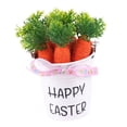 thumbnail image 4 of Cubo pequeño de Pascua para recolectar, ligero y versátil, para decoración de Pascua, ideal para celebraciones en el césped, fiestas en el jardín o en Lazo estampado rosa, 4 of 8