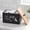 Black, variant on Atopoler Tampon Holder Container,Wooden Modern Feminine Product Organizer Box with 3 Compartment and Lid for Bathroom Countertop,White Color