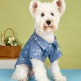thumbnail image 6 of Lapel Short Sleeve Foreleg - Single-breasted Pet Shirt - Spaceship Print Dog Shirt - Pet Supplies, 6 of 8