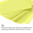 thumbnail image 4 of Uxcell Waterproof Eyelet Hole Plastic Shipping Tags,Outdoor Tags,30x50mm Yellow 100pack, 4 of 5