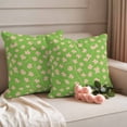 thumbnail image 2 of Maple Leaf Outdoor Waterproof Pillow Covers, Retro Fall Red Green Beige Autumn Leaves Decorative Square Throw Pillowcase Sofa Cushion Sham for Patio/Couch/Chair, 18"x18" 2 Pack, 2 of 8