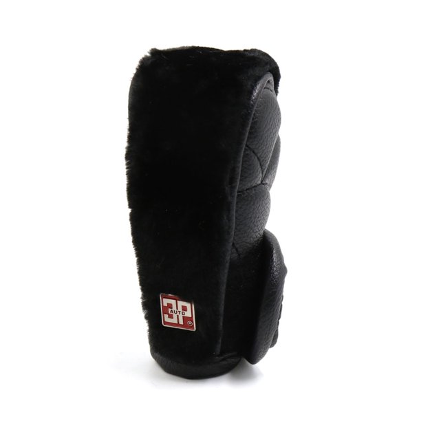 Coches Funda de Pomo de Cambios Protector de Franela Sintético Negro