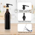 thumbnail image 4 of Coffee Syrup Pump Black 6 Pcs Reusable Pump Bottle Dispenser Fits Most 750ml Syrup Dispenser for Home Drink House Bar Coffee, 4 of 5