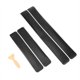 thumbnail image 3 of Riwesomey 4 Uds. De películas protectoras para alféizar de puerta de coche, esponja antiarañazos, calcomanía 3D con raspador para todos los Automoción decorativa y accesorios, 3 of 4