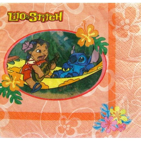 Lilo Stitch Small Napkins 16ct Walmart Com