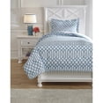 thumbnail image 1 of Ashley Furniture Loomis Twin Comforter Set in Aqua, 1 of 2
