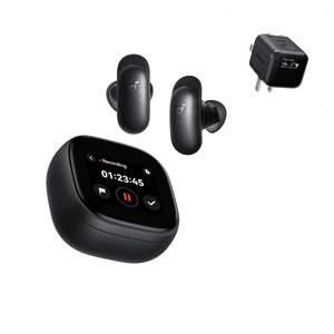 Soundcore Liberty 5 Pro Max by Anker Wireless Earbuds with Anker Nano Smart Display Charger