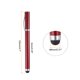 thumbnail image 2 of Bolígrafo de 3 piezas con punta de stylus 2 en 1, bolígrafo de tinta y bolígrafos de stylus de goma de punta fina, rojo, 2 of 7