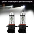 thumbnail image 2 of Brrnoo LED Headlight Bulbs 9145,2pcs 9005 H10 9145 8000K Ice Blue 100W LED Headlight Bulbs Fog Light Lamp, LED Headlight Bulbs 9005, 2 of 8