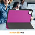 thumbnail image 6 of Allytechgroup iPad Pro 11 M4 2024 Case, Slim Flip Smart Cover Auto Sleep Wake with Pencil Holder Multi Angle Veiwing Stand Shockproof Case for Apple iPad Pro 11 inch 2024,Purple, 6 of 9