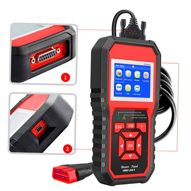 CICPAP OBD2 Scanner,Professional Car Code Reader and Diagnostic Tool for  All OBD II Vehicles, Check Engine Code Reader for All Cars 