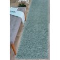 thumbnail image 1 of Contemporary Solid Cozy Plush Shag 2'x7' Runner Rug, 1 of 1