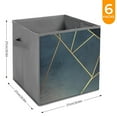 thumbnail image 6 of Collapsible Oxford Fabric Storage Cubes with Handles, Large Mid Foldable Oxford Cloth Bins Set of 2/6, Closet Organizers for Shelves Clothes Home Kitchen Toy - Minimalist style-1, 6 of 7
