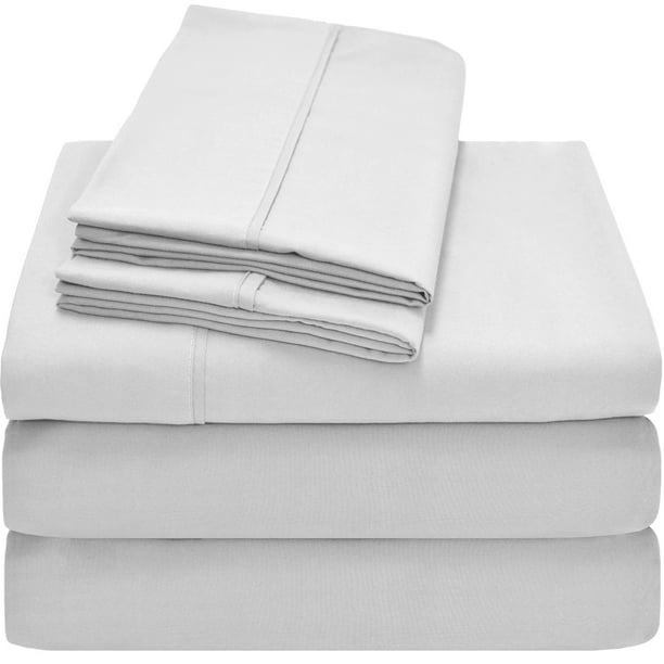 Premium 1800 Ultra-Soft Microfiber Sheet Set Twin Extra Long - Double ...