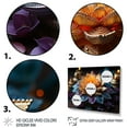 thumbnail image 3 of Designart "Vibrant Mandala Art in Hindu Culture" Spiritual Metal Wall Décor Set, 3 of 5