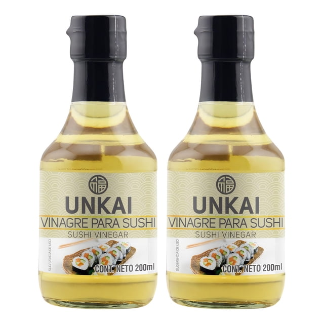 Unkai Vinagre Para Sushi 200 Ml 2 Piezas