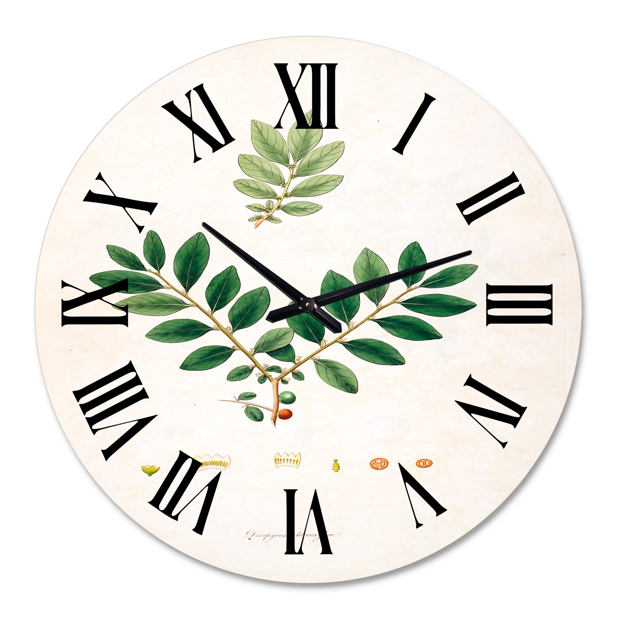 Designart 1 in Quartz Farmhouse Wall Clock