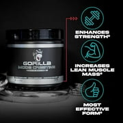 Gorilla Mode Creatine Monohydrate Micronized Powder, 100 Servings