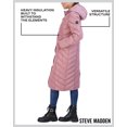 thumbnail image 5 of Madden Girl Women’s Winter Jacket – Long Length Quilted Maxi Puffer Parka Coat (S-3X), 5 of 7