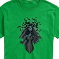 thumbnail image 3 of Corpse Bride - Crows Flying Over Zombie Bride - Men's Short Sleeve Graphic T-Shirt, 3 of 5
