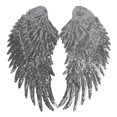 thumbnail image 1 of Parche de alas Hugo bordados de 2 piezas apliques con lentejuelas para chaquetas de mezclilla, 1 of 10