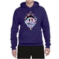 thumbnail image 2 of Wild Bobby Trippy Happy Face Unisex Hoodie Sweatshirt, 2 of 6