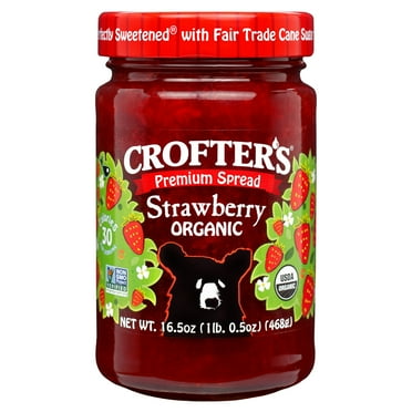 Crofters Organic Strawberry Premium Fruit Spread, 16.5 oz