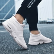 BUBUDENG Shoes for Men Comfortable Walking Shoes Lightweight Athletic Running Sneakers Sports Slip on Casual Shoes