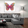 thumbnail image 5 of Epic Art 'Abstract I Butterfly' by Dean Russo, Acrylic Glass Wall Art, 36"x36", 5 of 8
