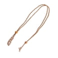 thumbnail image 1 of Adjustable Necklace Cord Pendant Stone Holder for Jewelry Making, 1 of 9