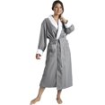 thumbnail image 1 of MONARCH - Plush Lined Microfiber Bath Robe for Women or Men - Super Soft, Durable Luxury Spa, Resort & Hotel Bathrobe, Generously Sized (Unisex), 1 of 6