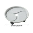 thumbnail image 3 of zhangmingg Support Pivotant avec Roues Caddy de Pot Mobile Base Roulante pour Intérieur Extérieur Maison, 3 of 6