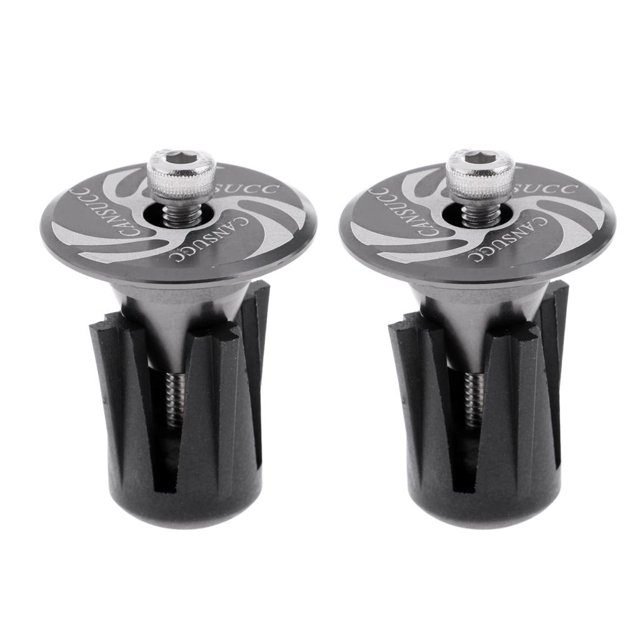 2 Pcs de Manillar Sunnimix Suministros de Deportes de Carretera Bicicleta de Montaña Ligero Plata