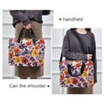 thumbnail image 6 of FORMRS 16" Laptop Bag Carrying Sleeve Case with Handle Travel Shoulder Briefcase, Colorful Flowers Pattern, 6 of 8
