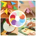 thumbnail image 3 of 200Pcs Assorted Color Round Decorative Folding Paper Sheets For Diy Material And Home Decorating, 3 of 9