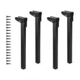 thumbnail image 5 of deevoka 4 Pieces Folding Desk Legs Durable Adjustable for Living Room Kitchen People 250mm, 5 of 9