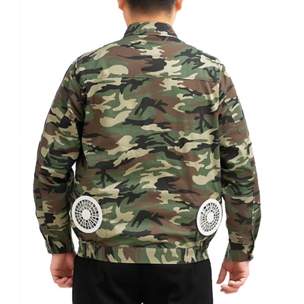 Chaqueta con ventilador de refrigeración para exteriores para hombre, traje de aire acondicionado, ropa de protección solar, ropa de trabajo de construcción resistente al desgaste, verano