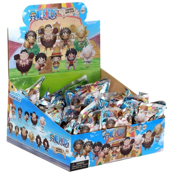 3D Figural Keyring One Piece Series 4 Mystery Box (24 Packs)