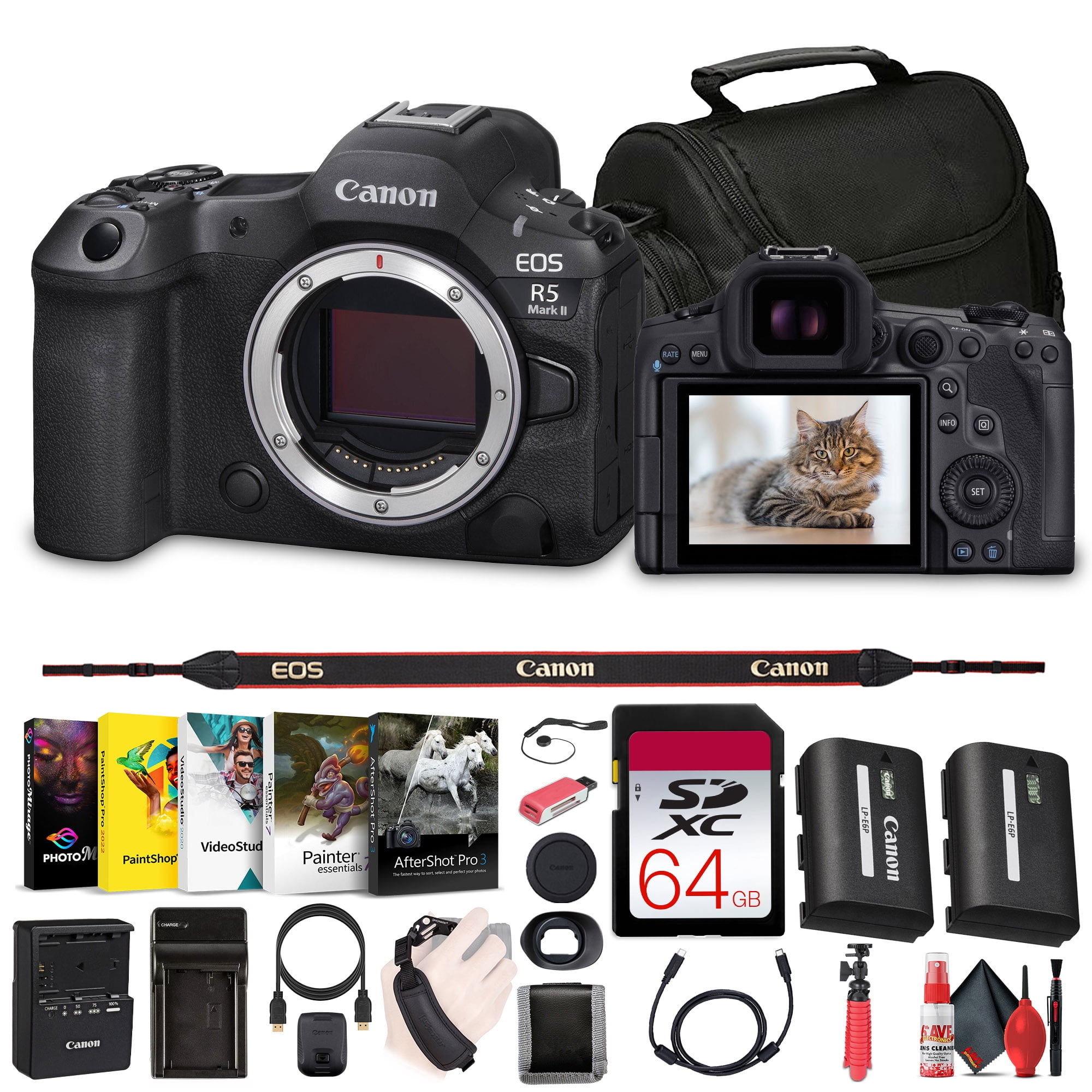 Canon EOS 6D Mark II Full Frame DSLR Camera Body - Starter Bundle