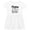 White with Speckles, variant on Inktastic Mama is My Bestie Girls Toddler Dress