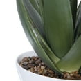 thumbnail image 2 of Uttermost Evarado Polyfoam Resin and Stone Aloe Planter in Glossy White, 2 of 3