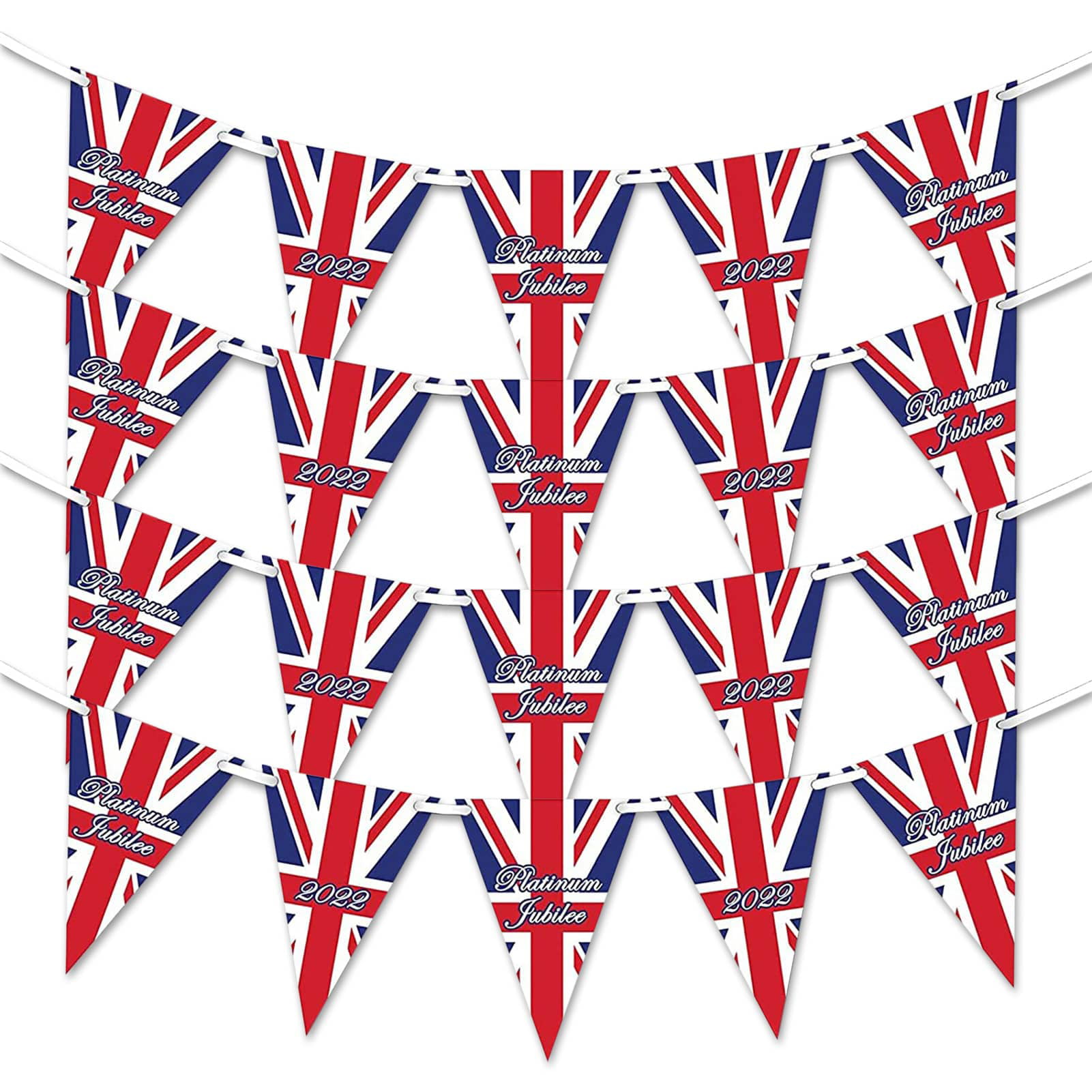 4 X 20 Flags Multi Colour Bunting Banner 10 MTS in Each for in or Outdoor for sale online 