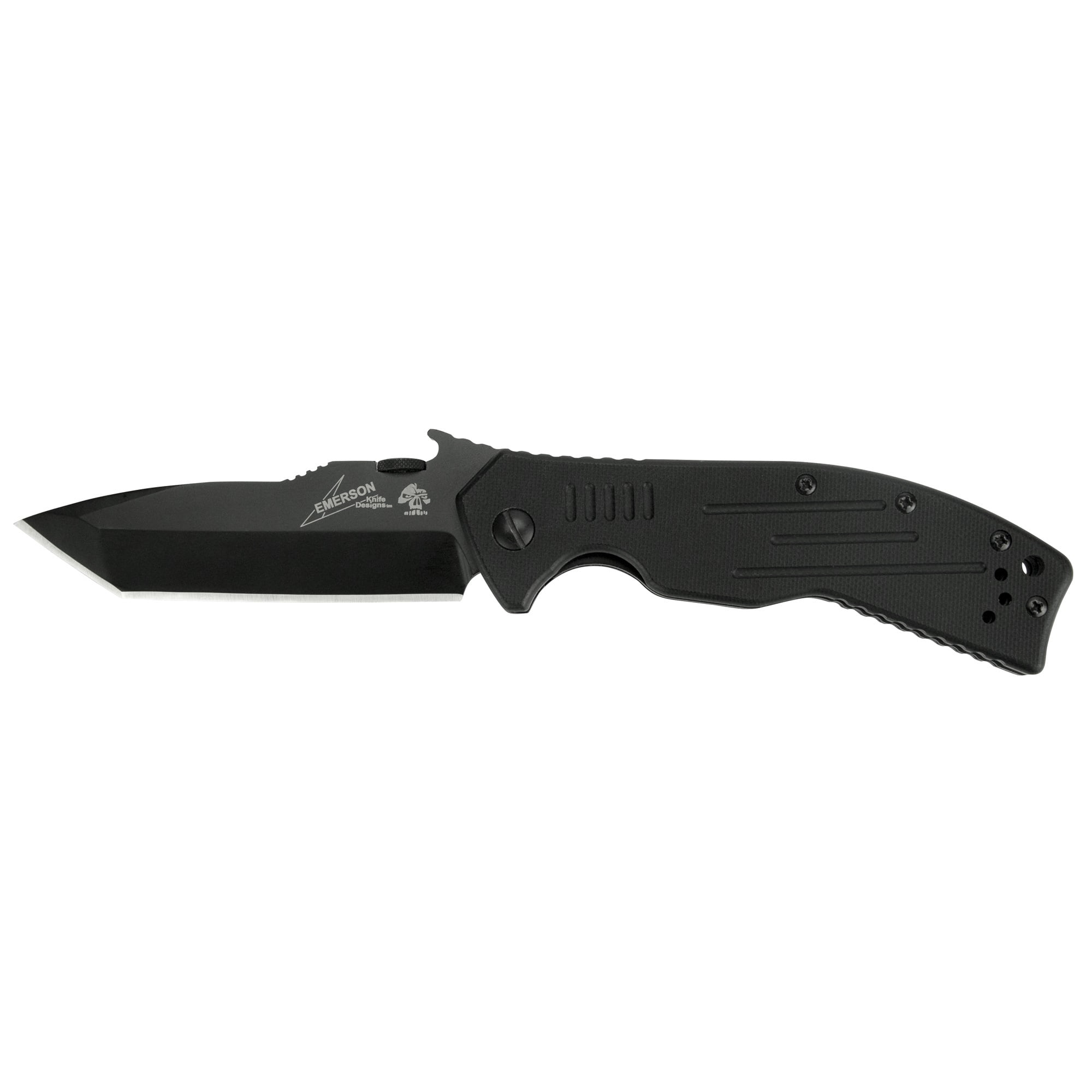 Kershaw Emerson Cqc-8K Pocket Knife, 3.5 Inch Folding Blade, (6044TBLK)