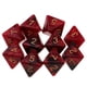 thumbnail image 5 of Dados de varios lados D8 Zulema 10 Uds para Juego negro + rojo, 5 of 8