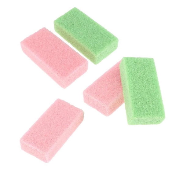 5 Pack Foot Files Pumice Callus Remover Scrubber Pedicure Care Tool Color Random