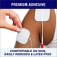 thumbnail image 5 of Almohadillas de repuesto para unidades, paquete de 16 cuadrados de electrodos para terapia y estimulación muscular, juego de almohadillas estimuladoras de 2" x 4" ER, 5 of 6